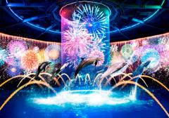 海の世界×最先端の花火アート「NAKED 花火アクアリウム」がアクアパーク品川で開催
