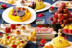 「美女と野獣」のバラやプリンセスのデザートが可愛すぎ　デザートブッフェを期間限定で