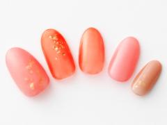 【365日ネイル】クリア感を揃えて涼感UP・・・微差カラフルネイル |