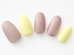 【365日ネイル】ミルキートーンで夏色を穏やかに・・・夏から秋のブリッジネイル |