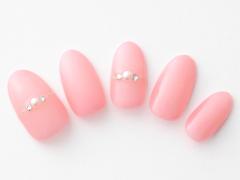 【365日ネイル】可憐さが今新鮮！癒し系のピュアピンクネイル |