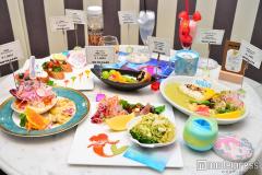 ディズニー映画『リトル・マーメイド』カフェ初公開、深海のようなカフェ空間でキャラメ