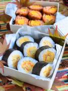 運動会にぴったり♡お弁当が華やかになる“カラフル海苔巻き”レシピ -