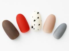 【365日ネイル】こっくり秋色に愛嬌をプラス…さりげないアニマル柄ネイル |