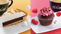 マクドナルド「マシュマロクリームタルト」「ラズベリー＆チョコカップケーキ」11月6日か
