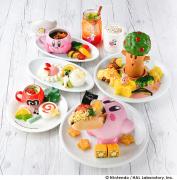 「カービィカフェ博多」新作フードメニュー公開、カービィバーガーやとんこつラーメンド