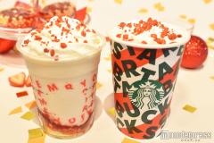 スタバ、今年のクリスマスはケーキで乾杯？新作フラペチーノ＆ホットドリンク登場＜試飲