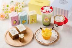 池袋「ピカチュウスイーツ by ポケモンカフェ」キャラカップケーキなどメニュー公開