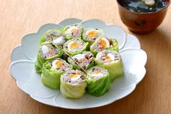 春に食べたい【雑穀】を使ったサラダロール海苔巻風|＠ビューティーガール