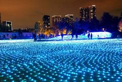 「品川シーズンテラスイルミネーション2019」神秘的な青の煌めきにうっとり