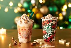 スタバ「ナッティ ホワイト チョコレート フラペチーノ」「ナッティ ホワイト モカ」登場
