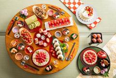 ヒルトン東京お台場「“いちご”一会のストロベリーデザートビュッフェ」お重や箸で”和