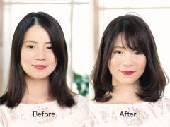 ヘアカットで小顔見せ！前髪やスタイリングで骨格が変わったような小顔に変身♪ |
