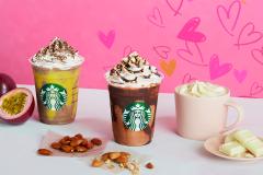 スタバ「チョコレート with アーモンド プラリネ フラペチーノ」などバレンタインビバレッジ