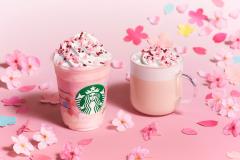スタバ「さくら ミルクプリン フラペチーノ」「さくら ミルク ラテ」登場、もっちりミルク