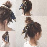 これが知りたかった♡@mitsumaruさん直伝“スカーフ”ヘアアレンジ9選 -