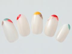 フレンチネイルの簡単なやり方！変形テクで初心者でもできるセルフネイル |