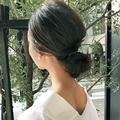 低めお団子のヘアアレンジ【22選】ボブ・ミディアム・ロング別簡単なやり方を伝授 |