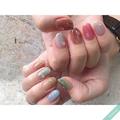見ているだけで癒される♡シンプルで上品な水滴ネイルデザイン -