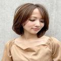 前髪なし×ミディアムのヘアカタログ。大人女性に似合うお手本にしたい人気の髪型 -