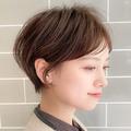 一気に小顔な印象へ。顔を細く＆小さく見せる［最旬ショートヘア］の作り方 -