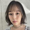 【トレンドミックス】外ハネボブとフレーミングカラーの面長カバースタイル |