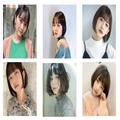 古川琴音さん風に近づく【13の髪型実例】厚めぱっつん前髪のボブ |