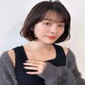 【スタイリング自在】 顔まわりのニュアンスで小顔見え&トレンドの韓国風レイヤーボブ |