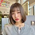 外ハネも内巻きもできる長めボブ｜最旬ヘアカタログ |