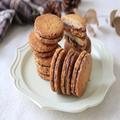 ゴマとナッツたっぷり♡ザクザク香ばしいチョコクッキーサンドのレシピ - ビューティーガ